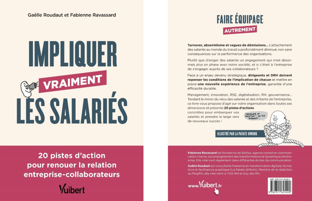 Engagement collaborateurs couverture livre Gaelle Roudaut