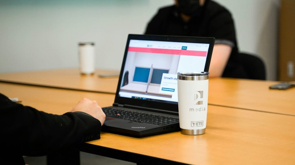AI generative hybrid work computer meeting office